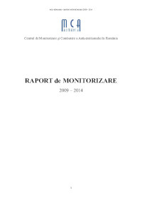 Raport de Monitorizare 2009-14