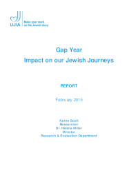 Gap Year: Impact on our Jewish Journeys